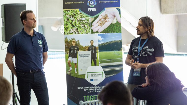 SDG Striker’s results and lessons learned shared to clubs around Europe in Seville